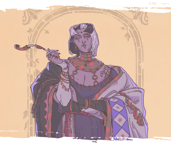 Official character portrait of Belladona the Alchemist in Sovereign Tower