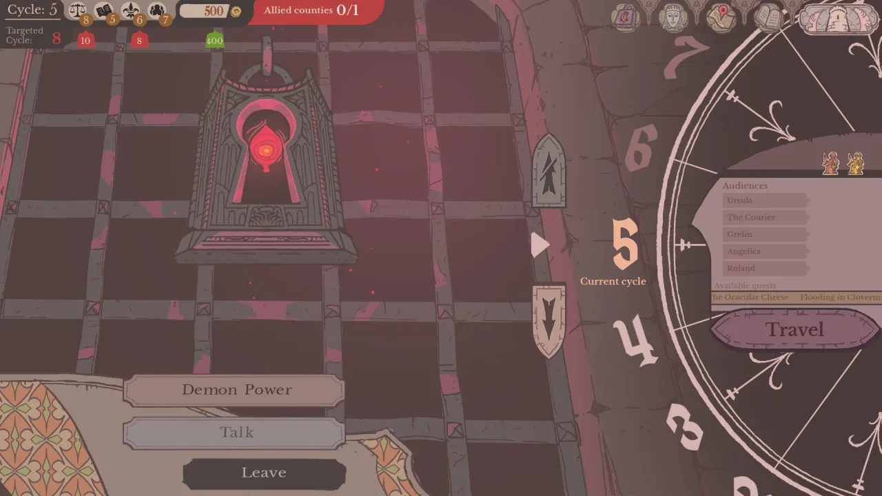 Sovereign Tower new timeline path after a Demon rewind Sovereign Tower rewind showing a new path after using knowledge from an earlier timeline